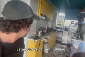 "Estes vidros caíram": Morador de Caracas mostra destruição em casa após sismos abalarem a Venezuela