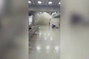 Sismo na Venezuela: Momentos de pânico no aeroporto de Caracas