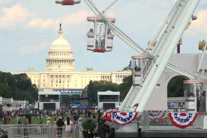 Da roda gigante ao rodeo: a “Great American State Fair" de Trump já abriu portas em Washington