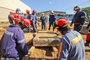 Corpo de Bombeiros de Portimão recebe formação especializada em busca e regate em estruturas colapsadas