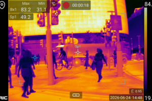 Câmaras térmicas revelam temperaturas a atingir 57 graus nos passeios de Londres durante onda de calor