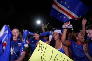 Adeptos de Cabo Verde festejam histórica qualificação para os 16 avos do Mundial