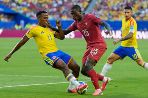 Jhon Arias e Nuno Mendes 