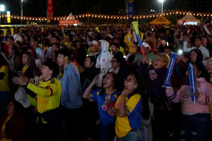 Colômbia garante primeiro lugar do grupo e adeptos festejam em Bogotá