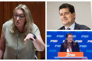 Maria do Rosário, António Ramalho e a filha, Inês Palma Ramalho 