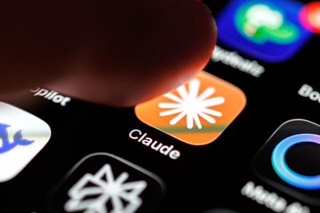 Logotipo da aplicação Claude, desenvolvida pela Anthropic