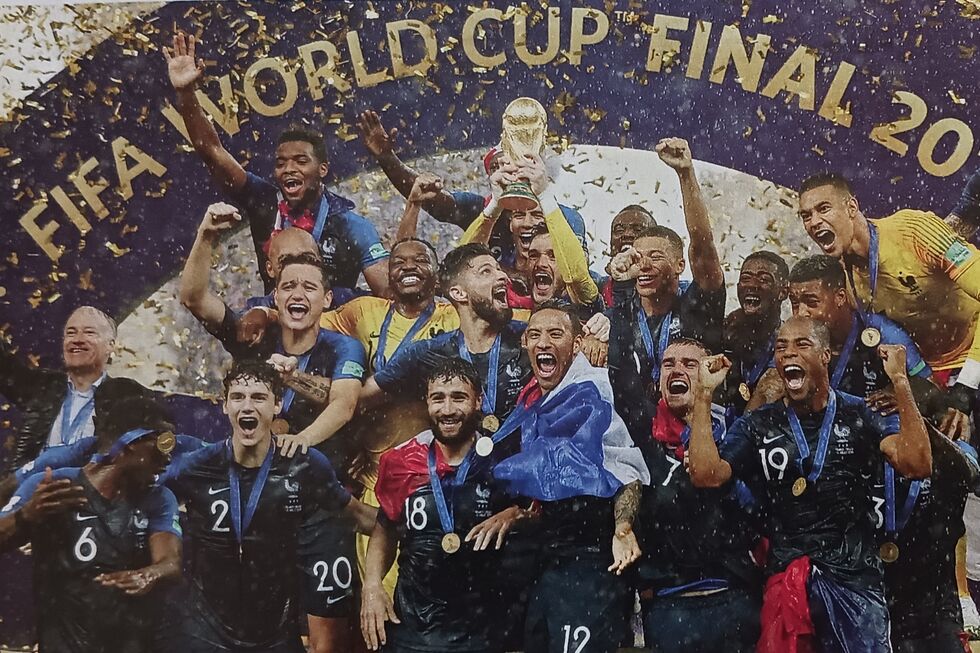 Após o triunfo em 1998, a França voltou a ser campeã mundial no Rússia 2018