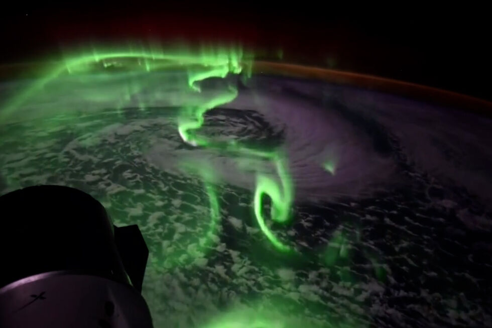 Astronauta da NASA filma ‘dança’ de aurora austral a partir do espaço 
