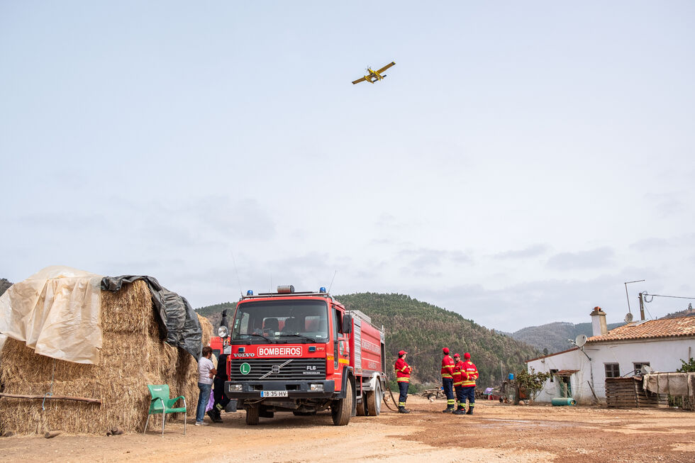 Incêndio no concelho de Odemira