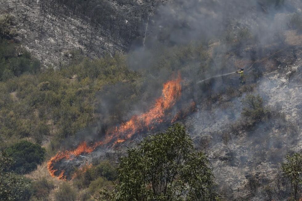 Risco de incêndio é elevado
