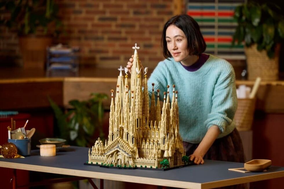 Lego da réplica da Sagrada Família tem amis de 12 mil peças