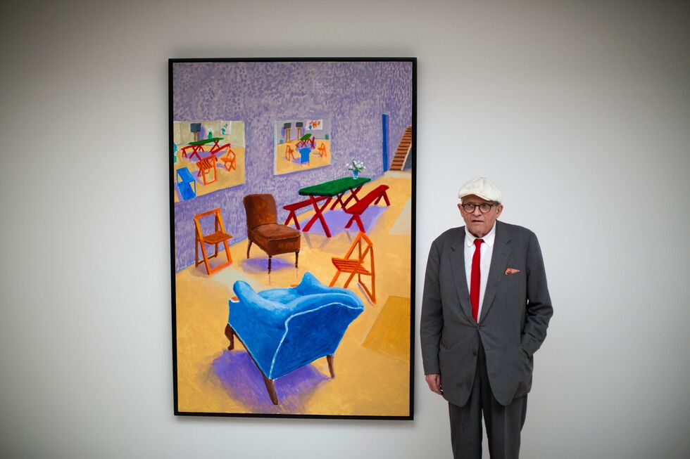 Morreu David Hockney