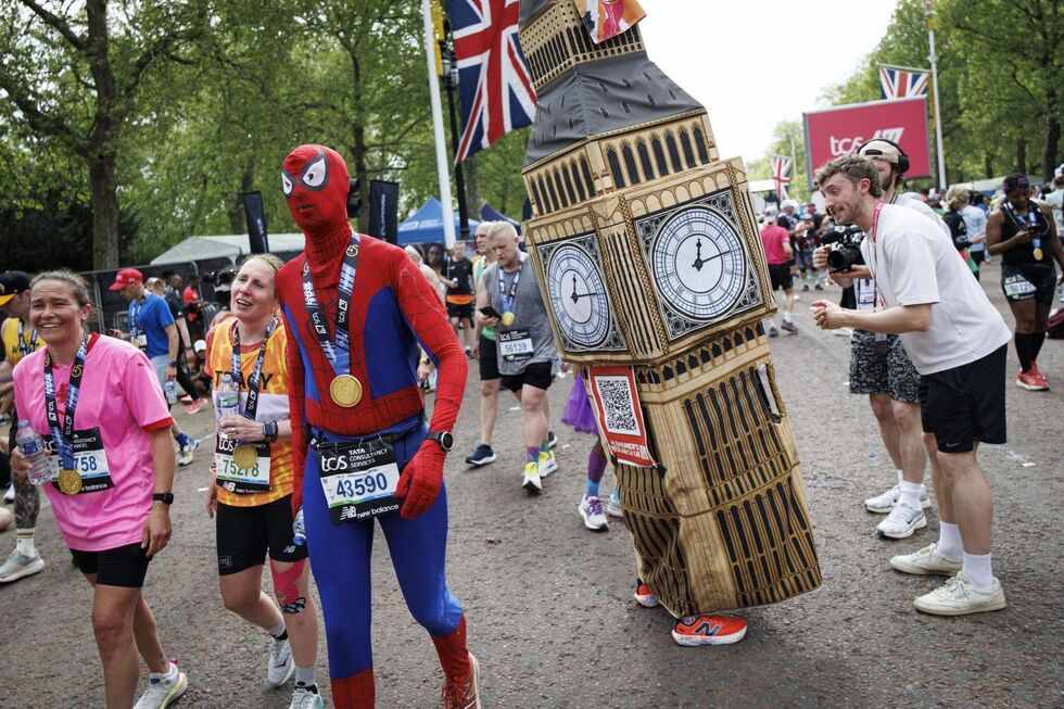 Maratona de Londres em dois dias