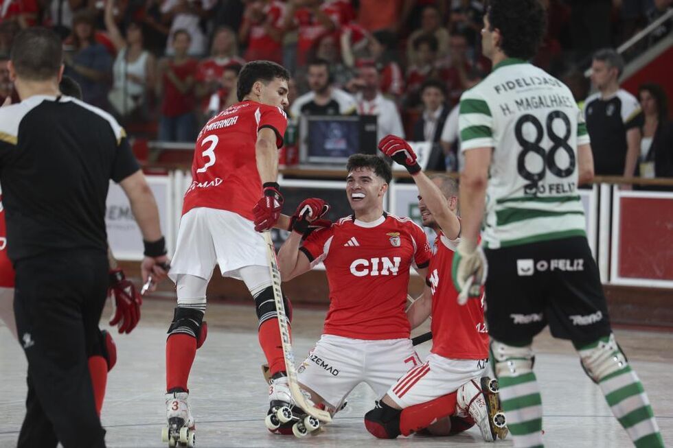 Benfica conquistou o título nacional de hóquei em patins