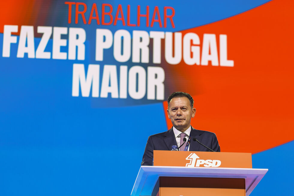 Luís Montenegro no final do Congresso