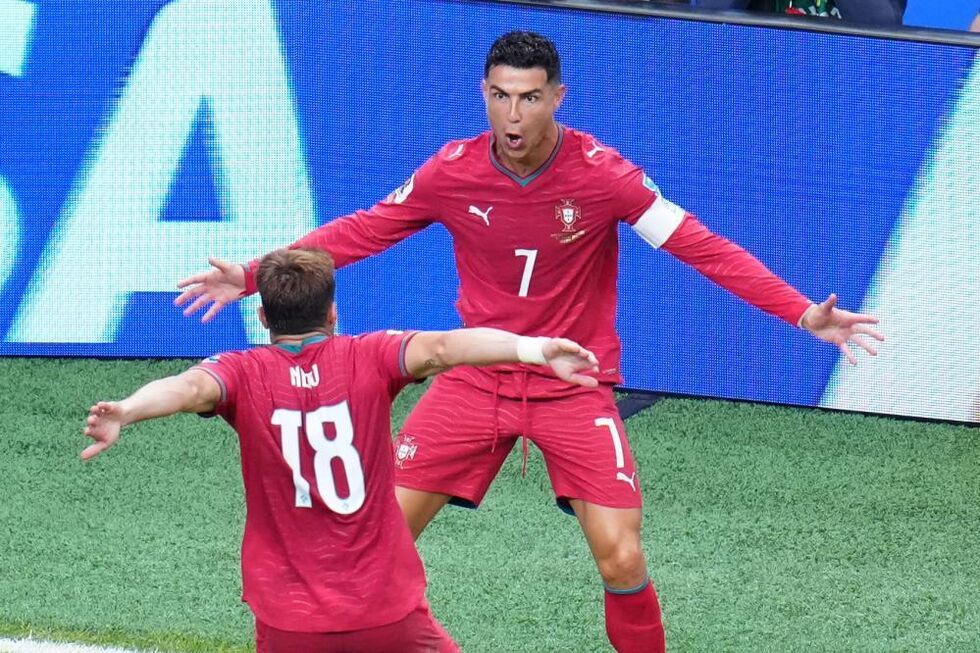 Cristiano Ronaldo festeja