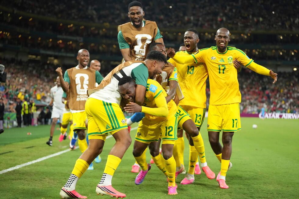 Sul-africanos celebram apuramento