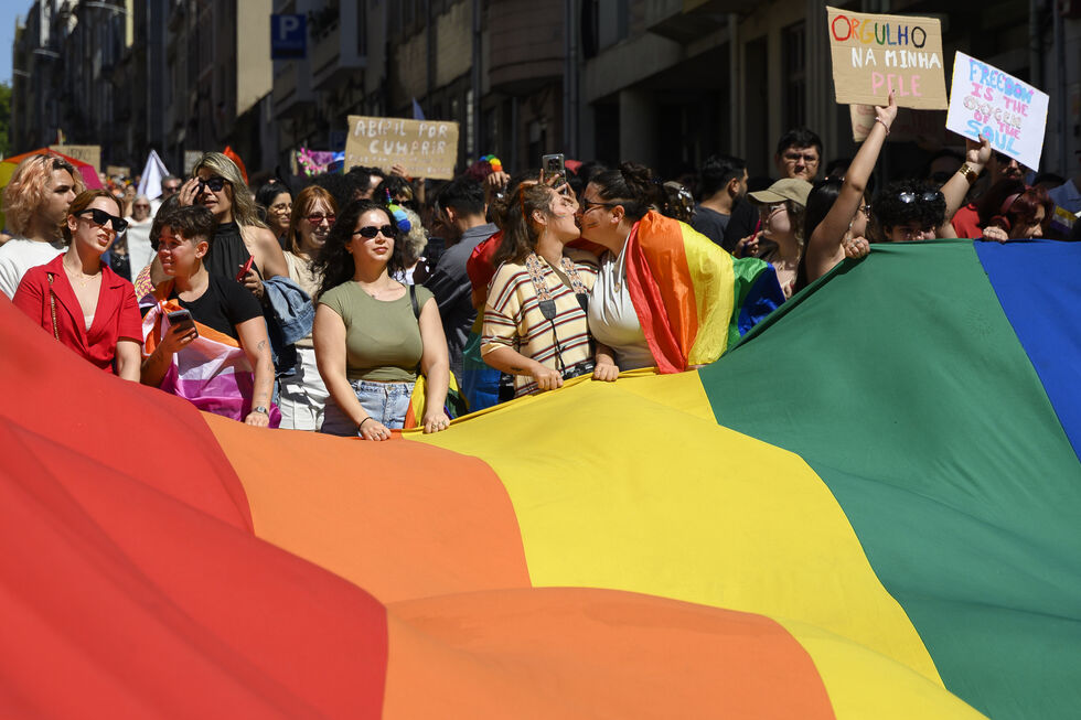 Marcha LGBT no Porto