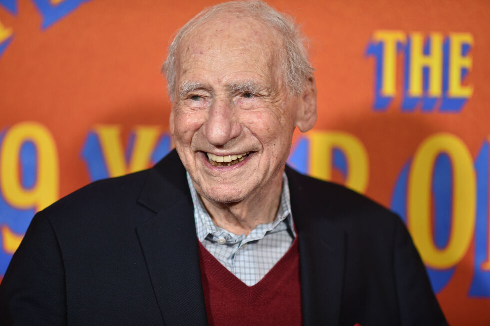 Brooks na estreia de "Mel Brooks: The 99 Year Old Man!"