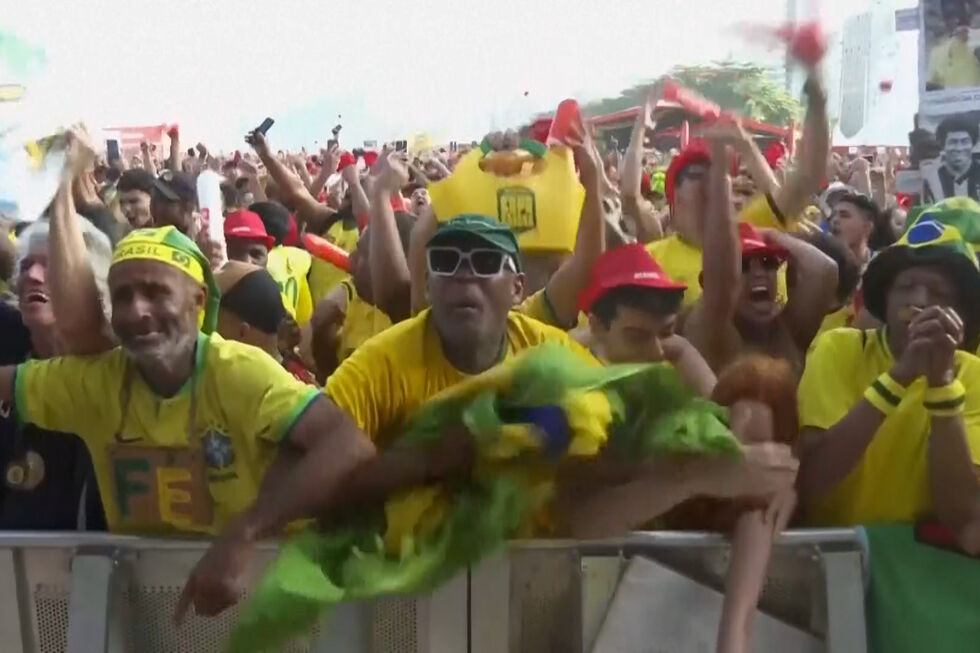 Euforia total: adeptos celebram apuramento do Brasil para os oitavos de final do Mundial2026  