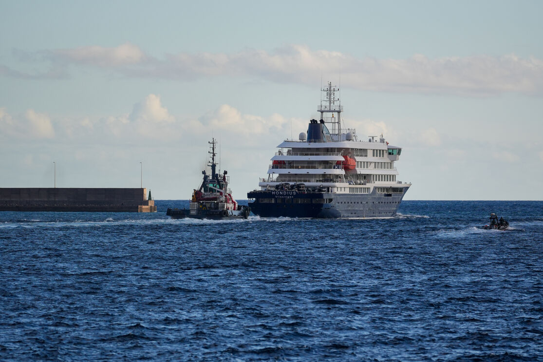 Os passageiros deixaram o MV Hondius nas Canárias