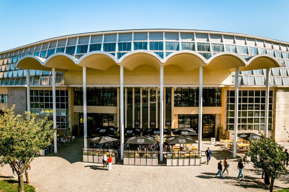 No  Mercado Bom Sucesso, no Porto, foi criada uma fan zone