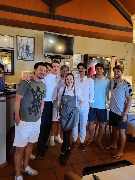 Almoço de despedida de Trincão