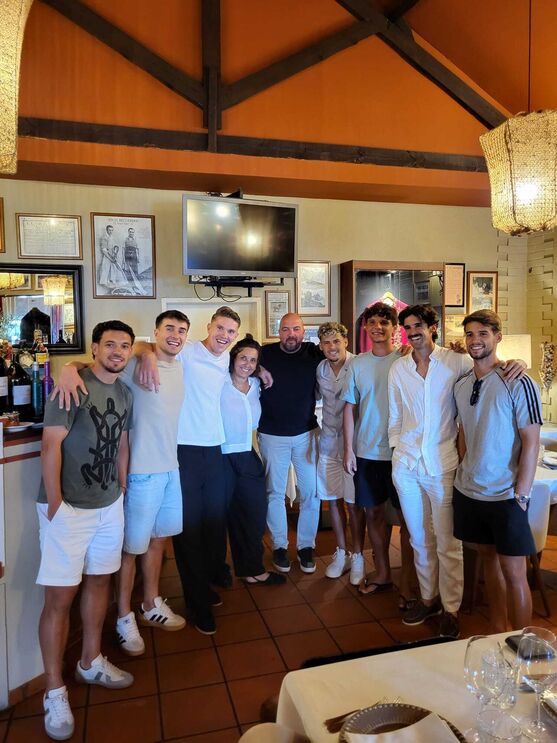 Almoço de despedida de Trincão