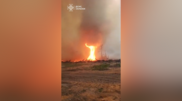 <![CDATA[ Raro "tornado de fogo" forma-se em incêndio na zona de exclusão de Chernobyl ]]>