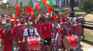 <![CDATA[ Milhares de adeptos de Portugal e Espanha enchem as ruas do Texas antes de duelo das seleções no Mundial ]]>