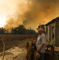 Incêndios: Fogo em Vouzela já queimou 13 mil hectares e é o mais preocupante 