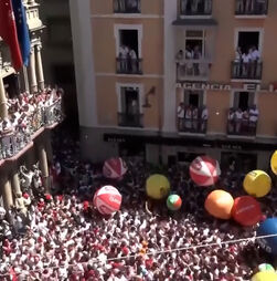 Está dado o pontapé de saída para as famosas festas de San Firmín