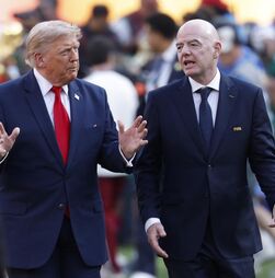 Donald Trump quer que Infantino se candidate a secretário‑geral da ONU