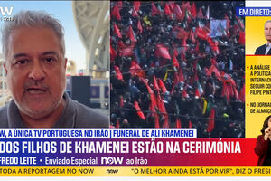 Teerão despede-se de Khamenei com cartazes anti-América. Alfredo Leite no Irão para o funeral de Ali Khamenei