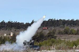 Exercícios militares em Gotland, em maio de 2026