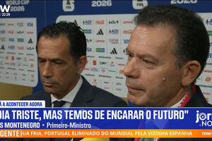 "Hoje é um dia triste, é um dia de decepção": Luís Montenegro reage a derrota de Portugal frente a Espanha