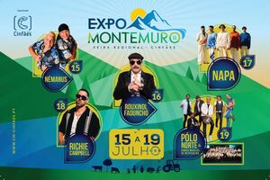 Expo Montemuro em Cinfães de 15 a 19 de julho com Richie Campbell e Nemanus