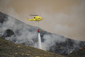 Meios combatem incêndio em Almería