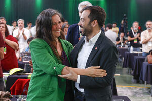 Os novos co-porta-vozes do Livre, Isabel Mendes Lopes e Jorge Pinto 