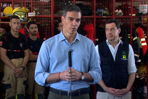Pedro Sánchez visita Almería e pede “acordo nacional” para enfrentar as emergências climáticas