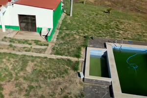 As imagens da piscina em Odemira que Luís Neves construiu sem autorização da câmara