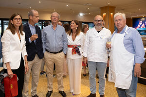 Miguel Pinto Luz em evento Cozinheiro Improváveis Vila Galé