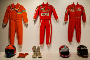 Exposição de carros de Ayrton Senna e Nelson Piquet no Museu do Caramulo