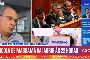 "Vamos ter as portas abertas": Escola de Massamá abre às 22h00 para alunos consultarem notas 