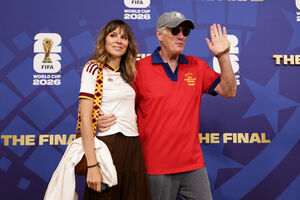 Alejandra Silva e o ator Richard Gere