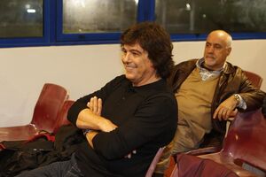 Luís Represas e Nelo Vingada na apresentação da 5.ª 'Caminhada das Salésias ao Restelo'