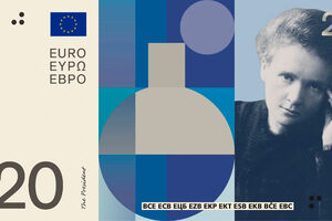 Nova nota de 20 euros apresenta Marie Curie