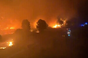 Imagens aéreas revelam dimensão dos incêndios perto de Madrid