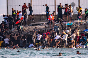 Migrantes Marrocos - Ceuta