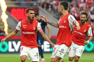 SC Braga venceu Zeleznicar Pancevo por quatro bolas a zero
